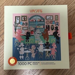 WerkShoppe Poodle Martini Lounge | 1000 Piece Jigsaw Puzzle *new in box